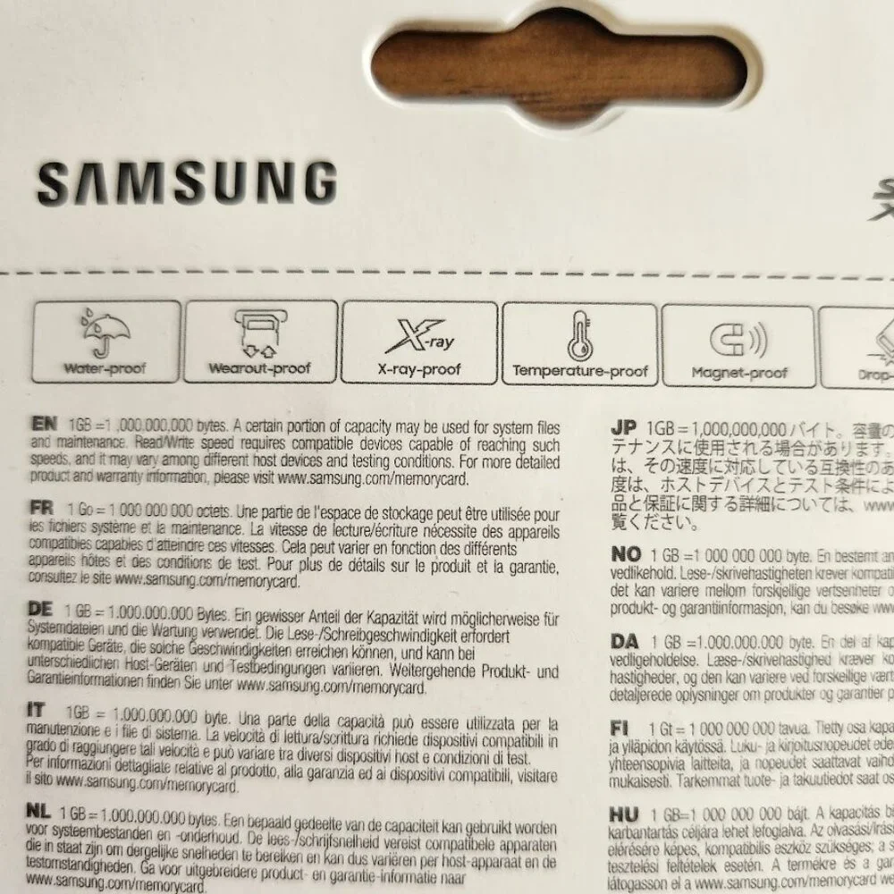 NEW Samsung Evo Plus 128 GM SD Card SDXC for DSLR Cameras Laptop Accessories